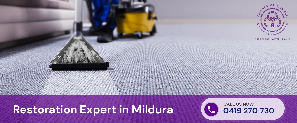 Professional water damage restoration services in Mildura, specializing in mould remediation and odour control.