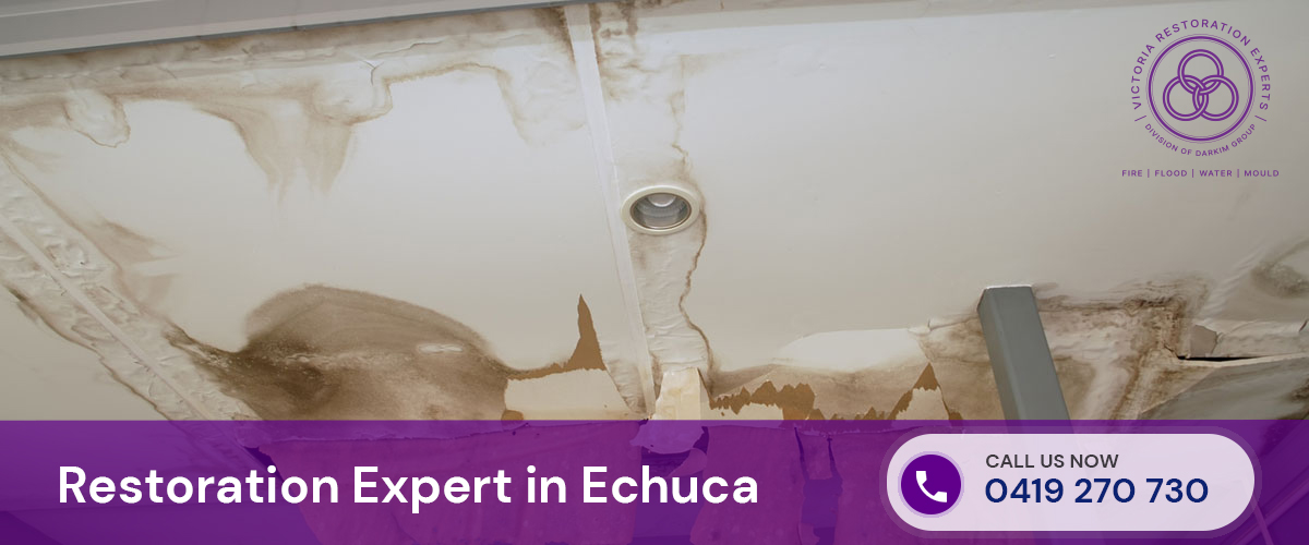 Water damage restoration services by Victoria Restoration Expert in Echuca for flood-prone properties near the Murray River.